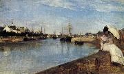 Vue du petit Port de Lorient Berthe Morisot
